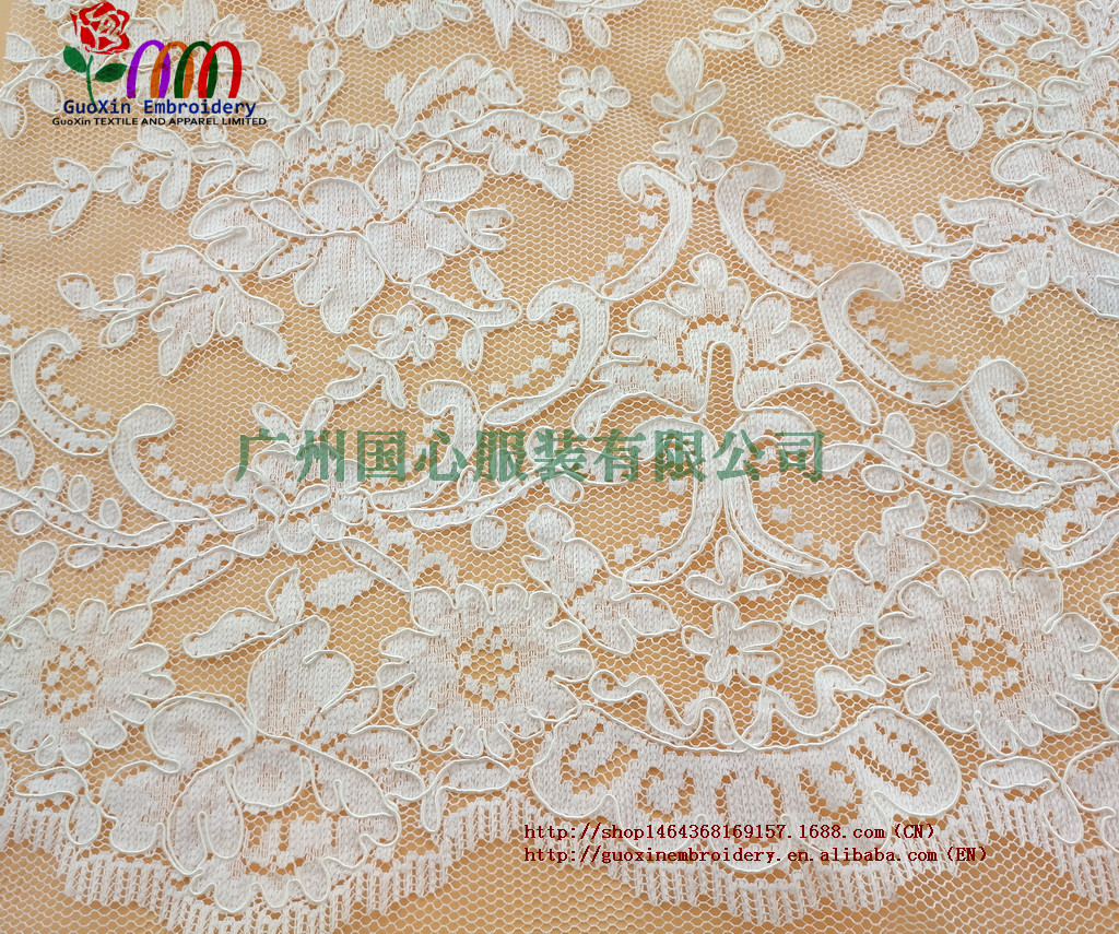 新款設計賈卡蕾絲 婚紗面料 婚紗設計賈卡蕾絲 婚紗設計賈卡蕾絲  花邊面料賈卡蕾絲