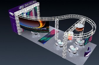 桁架搭建出租公司-桁架租賃搭建-展覽桁架搭建-桁架展臺搭建