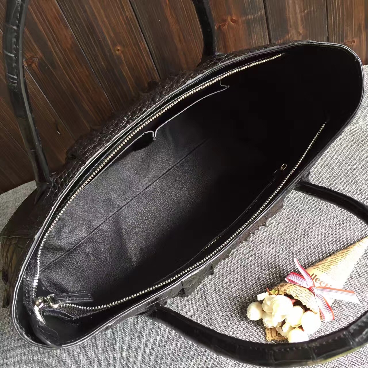 鱷魚皮手提包