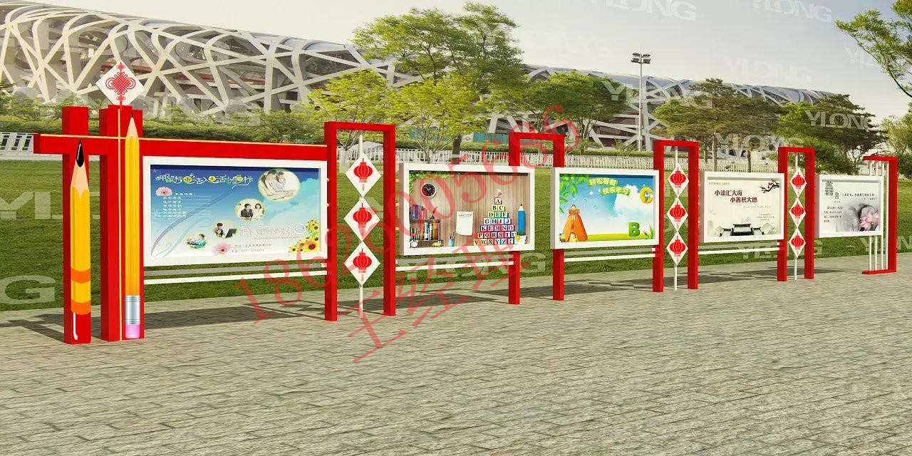 湖北孝感億龍宣傳欄*定制生產(chǎn)廠  孝感宣傳欄