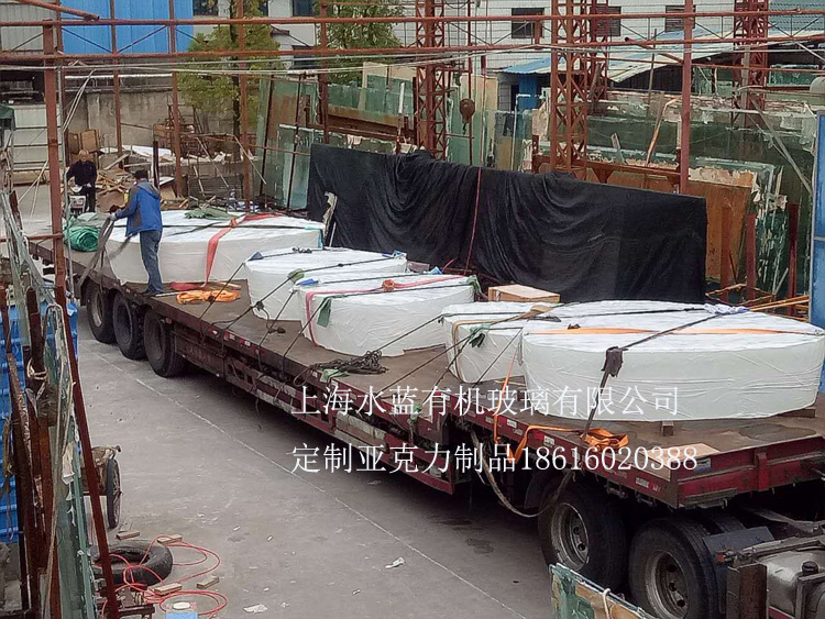 上海亞克力工廠生產(chǎn)亞克力水母魚缸 有機玻璃觀賞水族箱 海洋館海月水母水箱