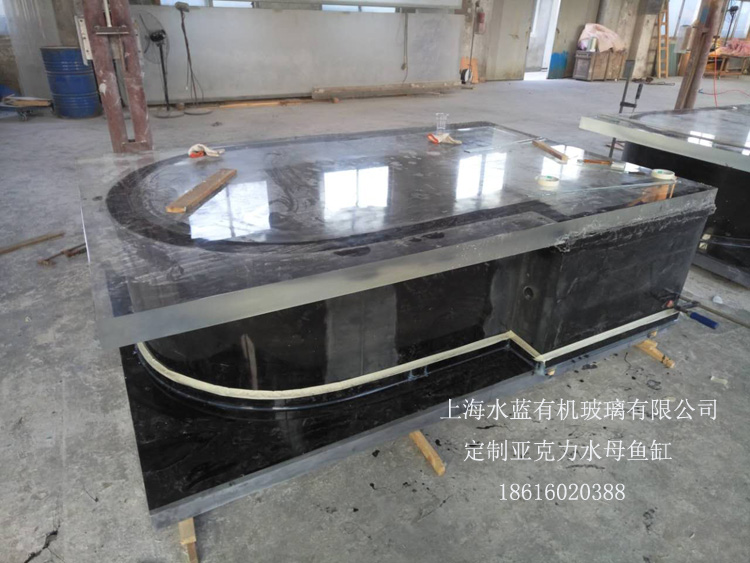 上海亞克力工廠生產(chǎn)亞克力水母魚缸 有機玻璃觀賞水族箱 海洋館海月水母水箱