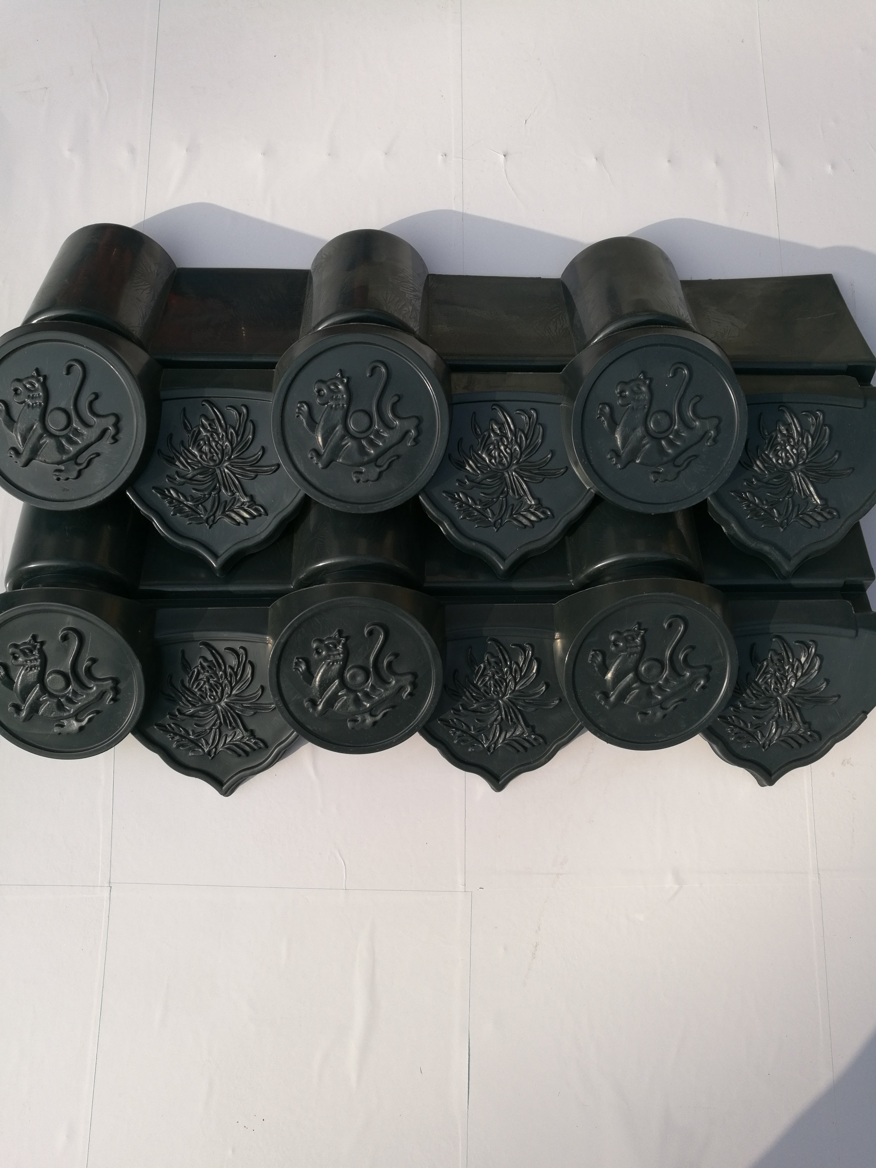 合成樹(shù)脂瓦配件PP滴水檐 合成樹(shù)脂瓦配件PP灰色滴水檐