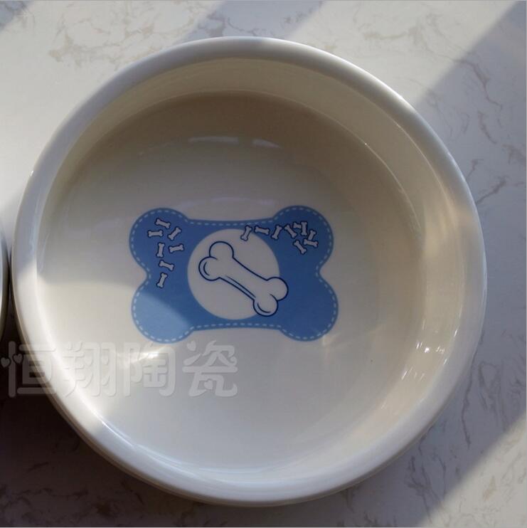 現(xiàn)貨供應(yīng)狗狗食具用品 陶瓷狗食盆價(jià)格 貓碗寵物用品批發(fā)零售