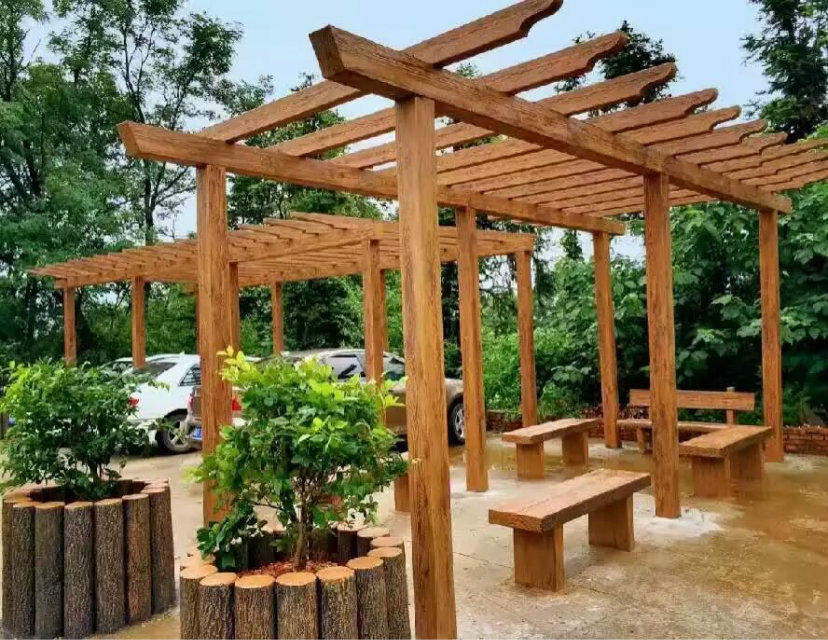 仿木、仿樹皮、仿石系列護(hù)欄及各類