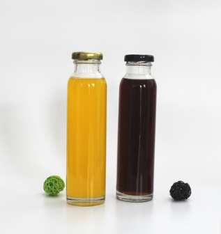 廠家供應(yīng)飲料瓶 果汁瓶 蘋果醋瓶 泡茶瓶 食品包裝玻璃瓶