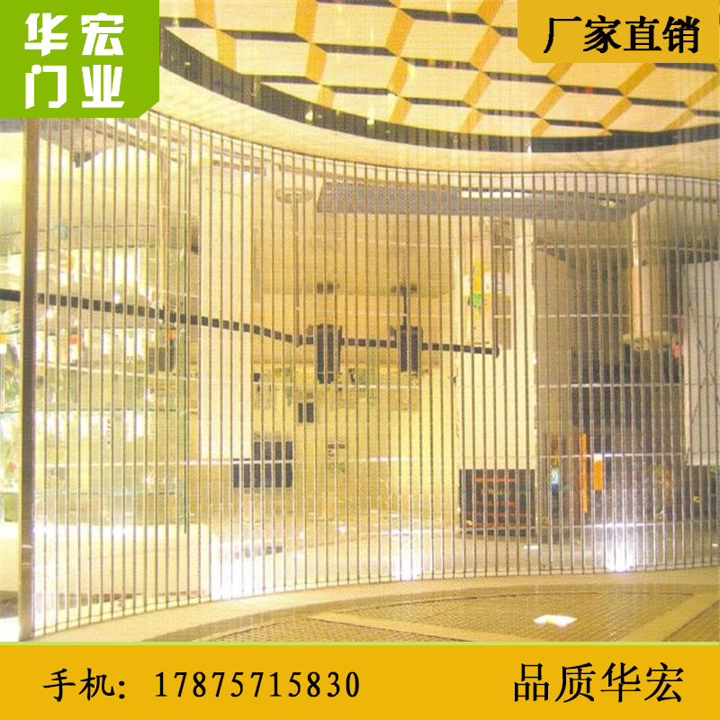 廣州卷閘廠直銷水晶卷簾門 弧形側(cè)卷水晶電動卷閘門 商鋪防盜門 進戶門