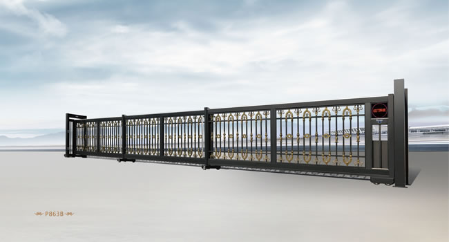 供應(yīng)紅門科技伸縮平移門P863C