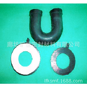 橡膠32U型管搪瓷罐體鏈接管  U型管  三元乙丙   氟橡膠