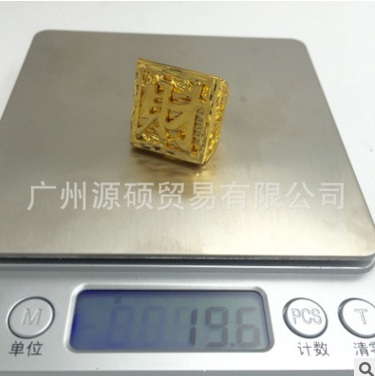 廠家直銷 厚金戒指 越南沙金厚金龍戒 4D鍍厚金男戒指 一件代發(fā)