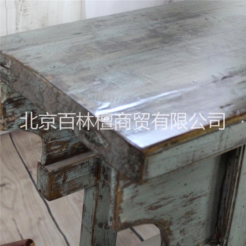 條案供桌實(shí)木 香案佛臺(tái)老紅松長(zhǎng)桌 復(fù)古做舊帶抽屜餐邊玄關(guān)柜家具