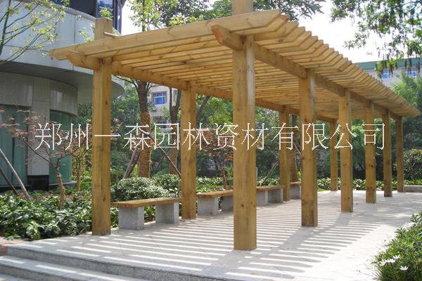 河南防腐木廠家直銷，河南防腐木四角涼亭廠家直銷