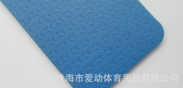 室內(nèi)多功能運(yùn)動(dòng)地膠乒乓球地膠健身房地膠防滑運(yùn)動(dòng)地板PVC塑膠 英利奧logo紋地膠