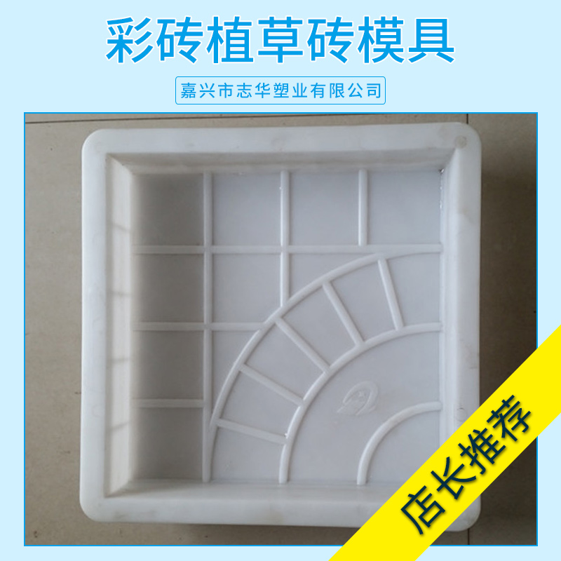 志華塑業(yè)彩磚植草磚模具 水泥彩磚草坪磚易脫塑料模盒廠家定制批發(fā)