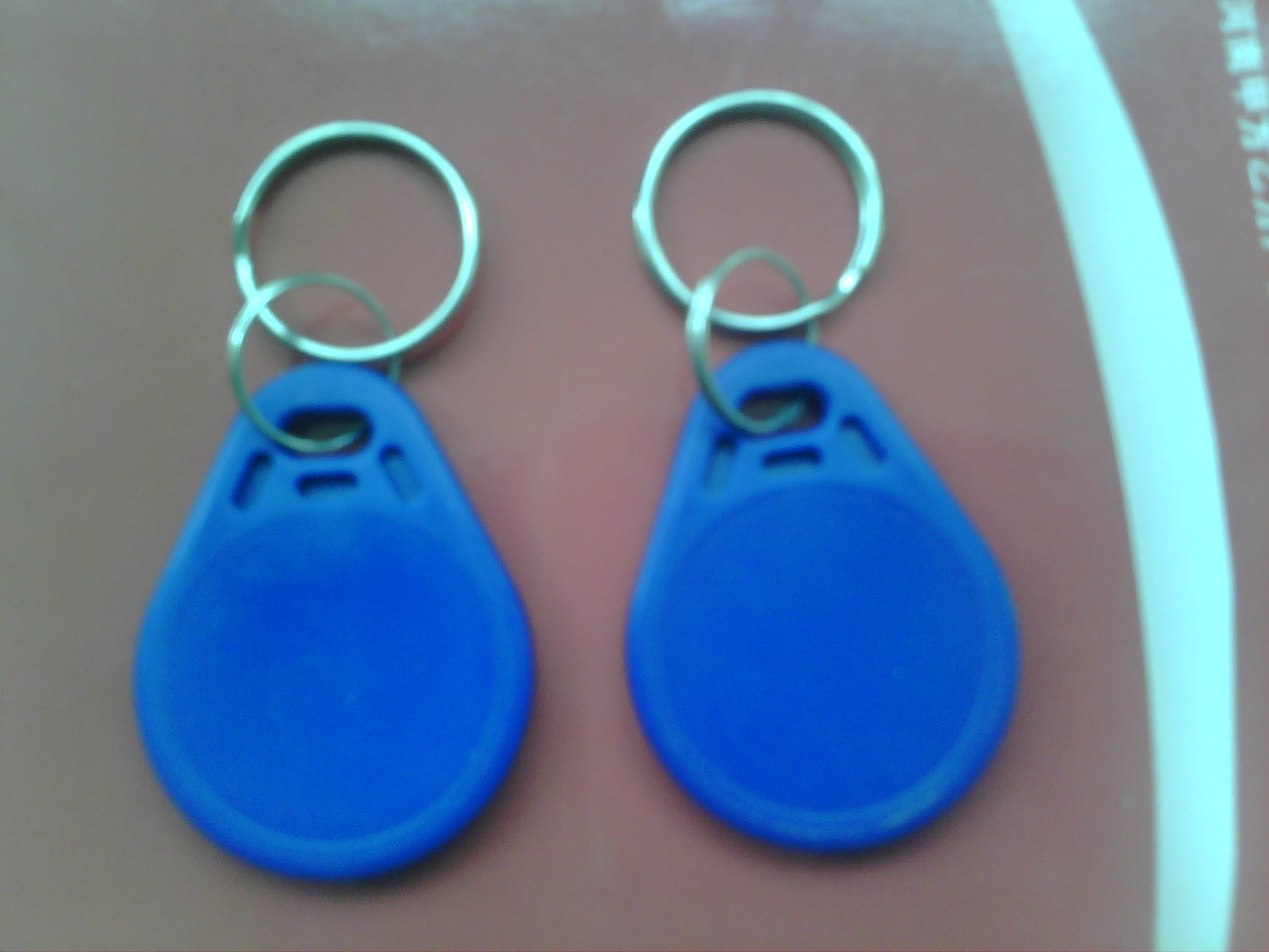 供應浙江杭州門禁卡IC3號鑰匙扣卡 門禁卡 復旦F08 廠家直銷 廠家直銷ic扣卡，白卡，感應良好