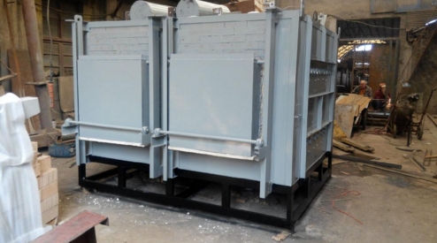 華巖雙爐門電焙燒爐 硅碳棒電爐