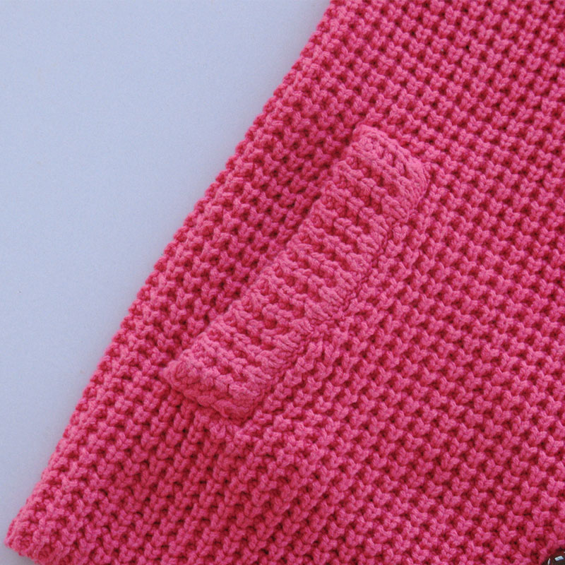 海陽毛衫，韓版粉紅純色毛衫