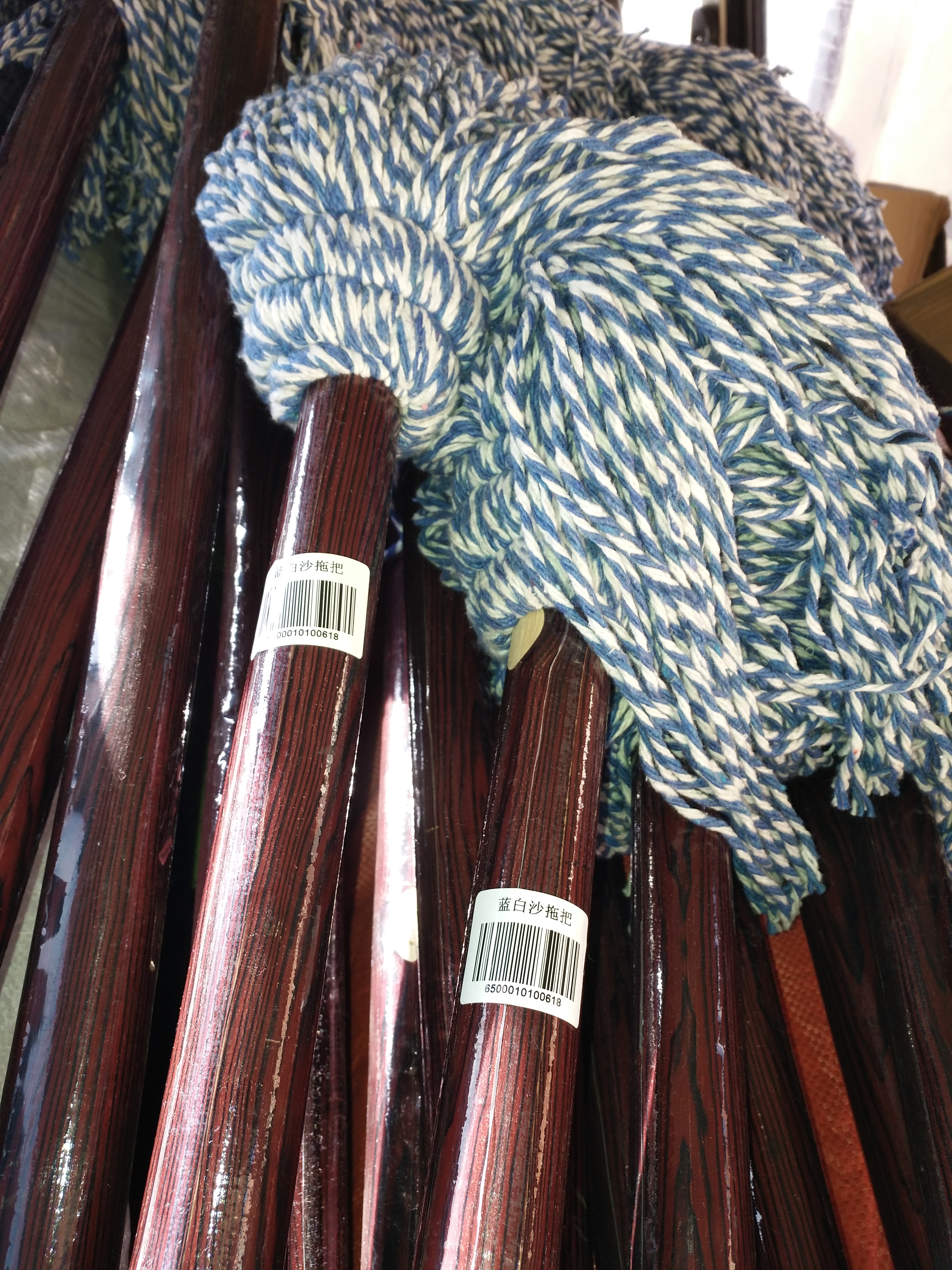 木桿棉紗線拖把