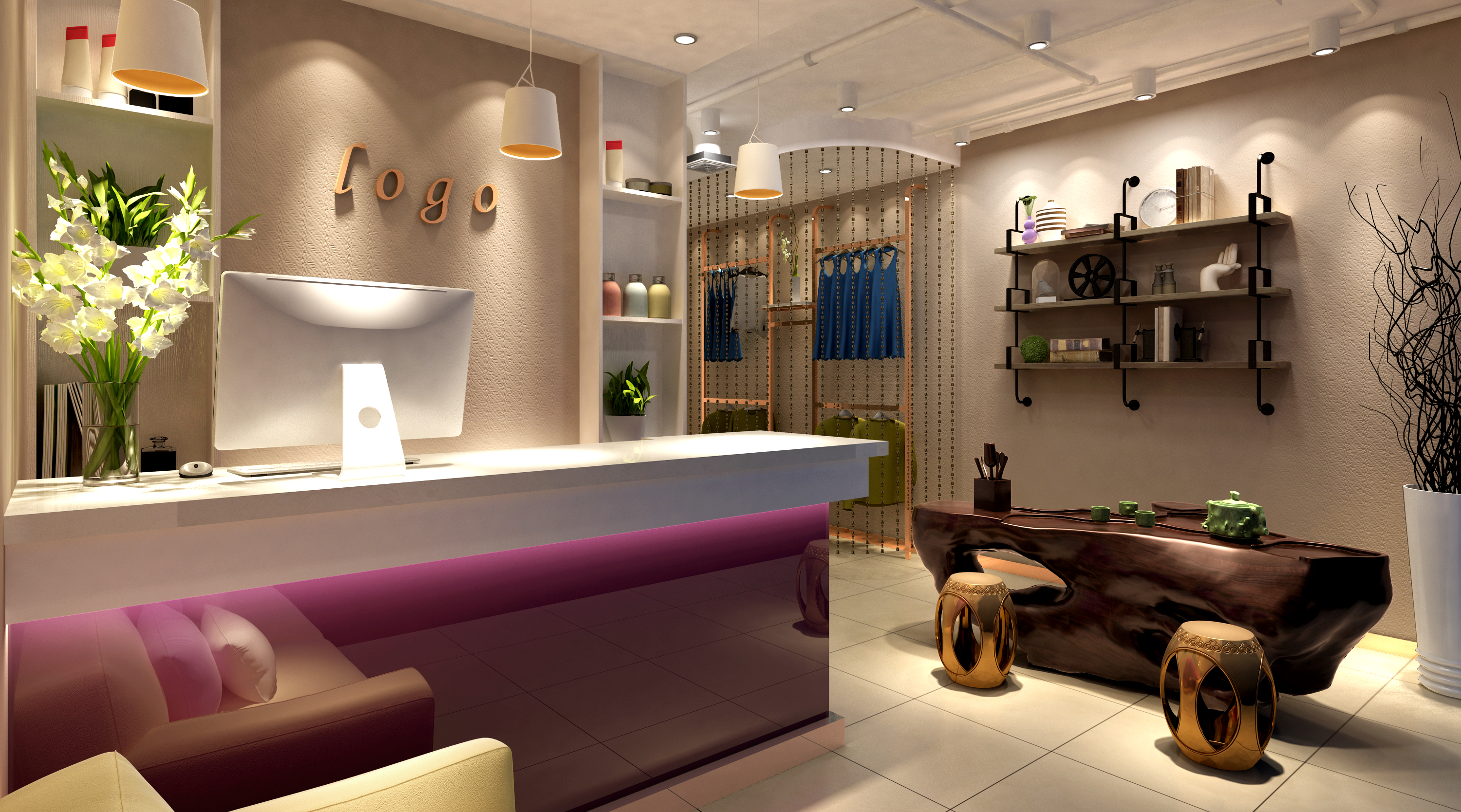 美容店 美容店spa裝修設(shè)計