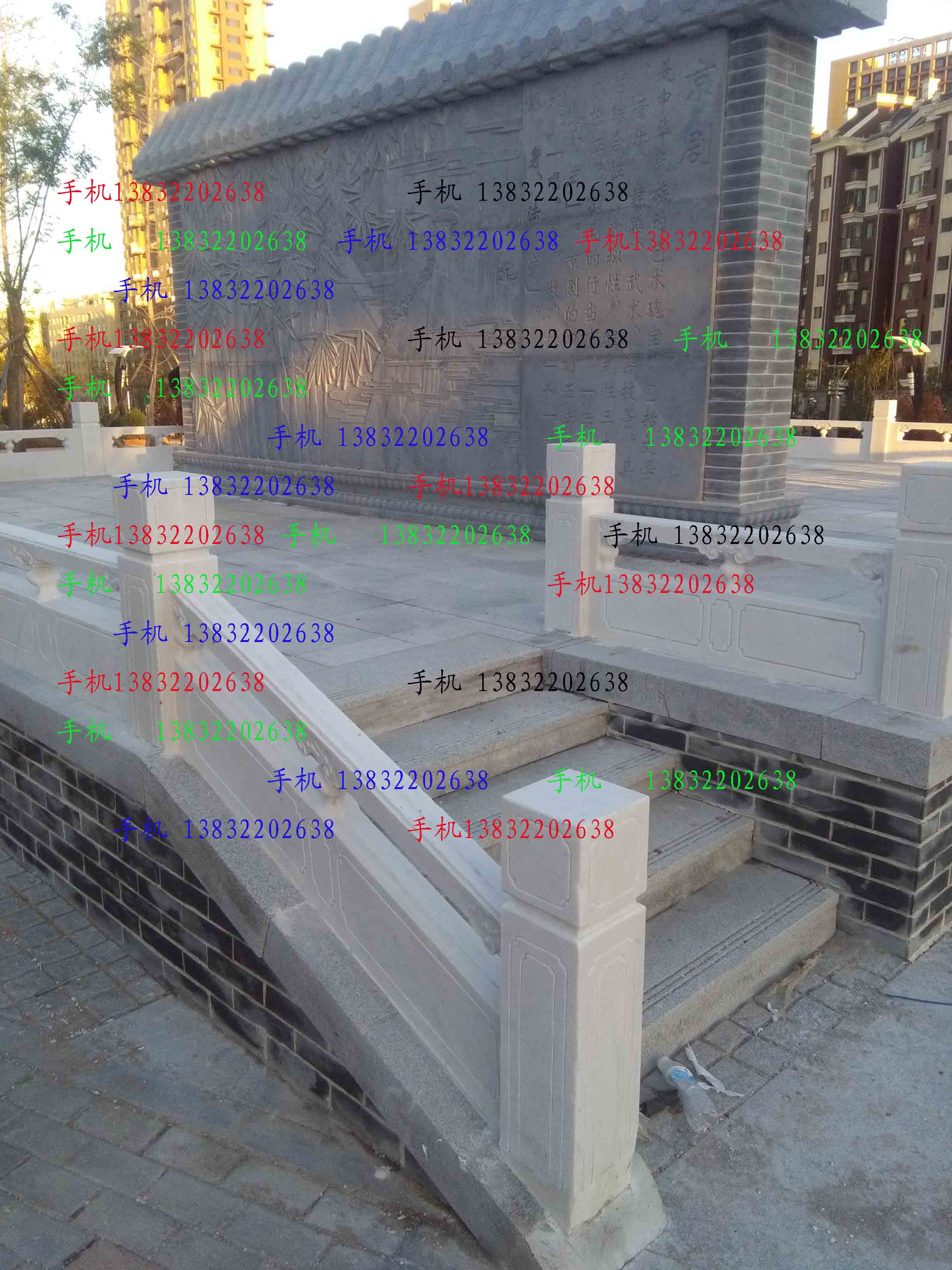 供應(yīng)丹東漢白玉護(hù)欄