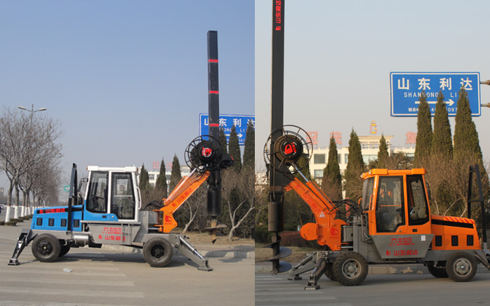 LD-180°輪式小型旋挖鉆機
