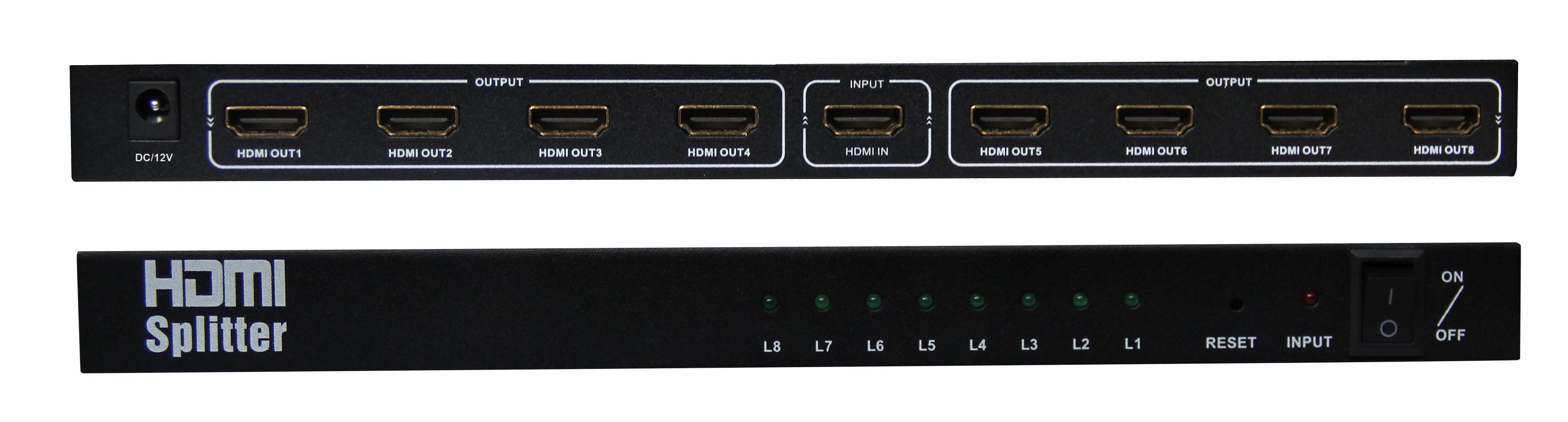 深圳市HDMI工廠直銷1X8 HDMI 4K 分配器