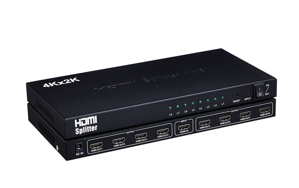 深圳市HDMI工廠直銷1X8 HDMI 4K 分配器