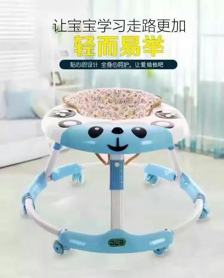 新款嬰兒學(xué)步車寶寶助步車卡通燈光