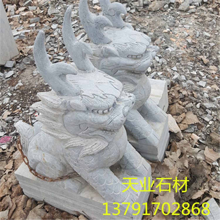 仿古石雕獅子 專業(yè)加工制作石獅子 廠家直銷