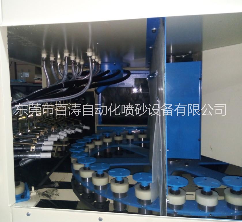 轉(zhuǎn)盤式自動(dòng)噴砂機(jī)  轉(zhuǎn)盤式噴砂機(jī) 圓盤噴砂機(jī) 瓶體自動(dòng)噴砂機(jī)