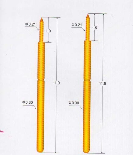 現(xiàn)貨供應(yīng)光板測(cè)試探針 進(jìn)口030 pogo彈簧單頭探針