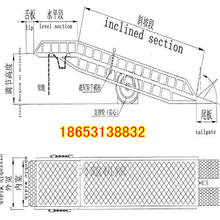 移動式登車橋  液壓登車橋  集裝箱卸貨平臺生產(chǎn)廠家