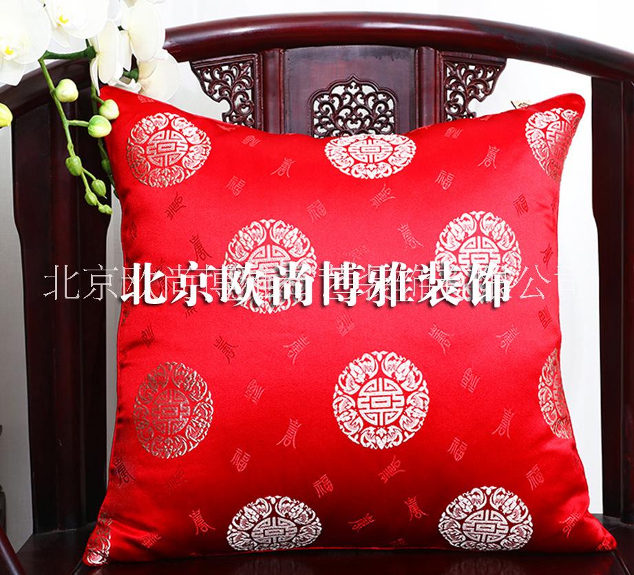 北京定做靠墊抱枕 紅木座墊（ 工廠店）