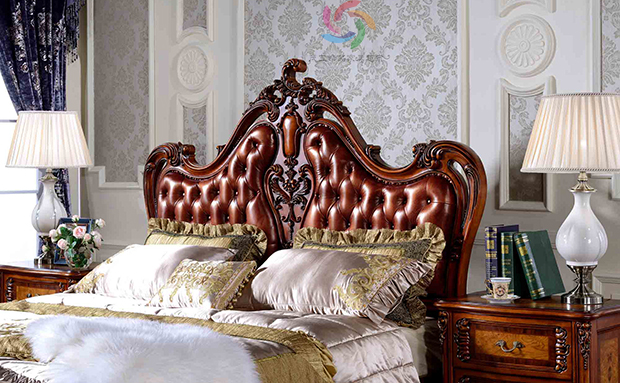 茂亞 南京歐美家具實(shí)木床廠家直銷可定制