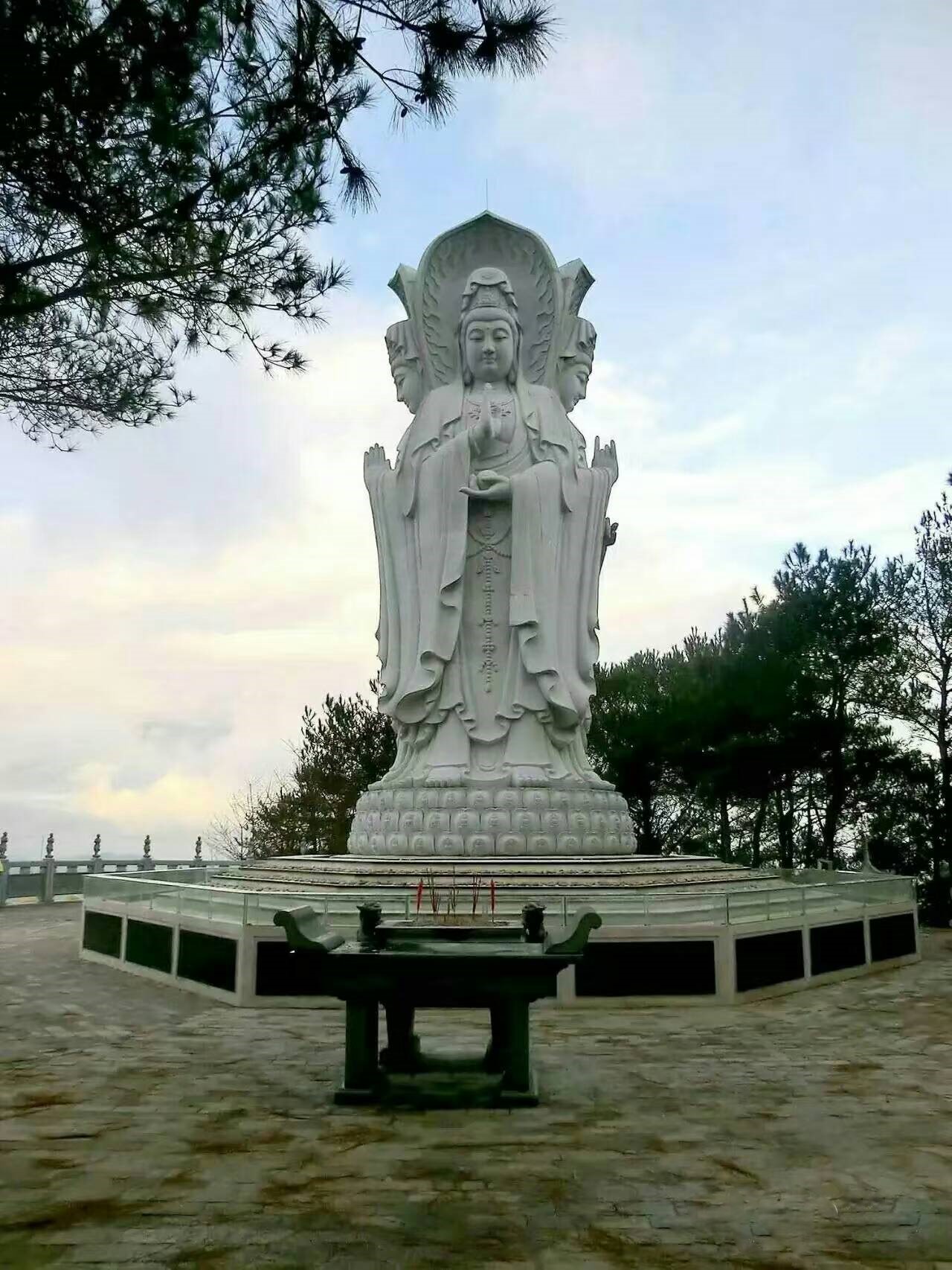 三面觀音像 雙面觀音像 觀音像 漢白玉三面觀音 大理石三面觀音像 花崗巖三面觀音 青石三面觀音