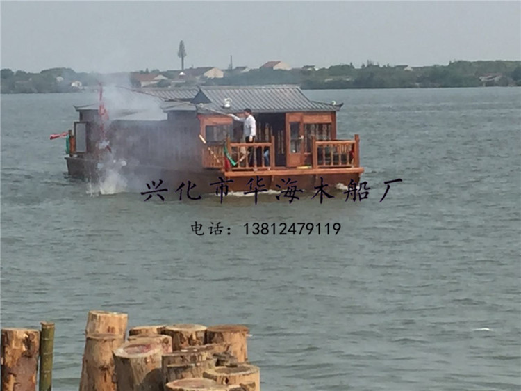 供應(yīng)電動畫舫船 畫舫木船 仿古畫舫船 江南畫舫船