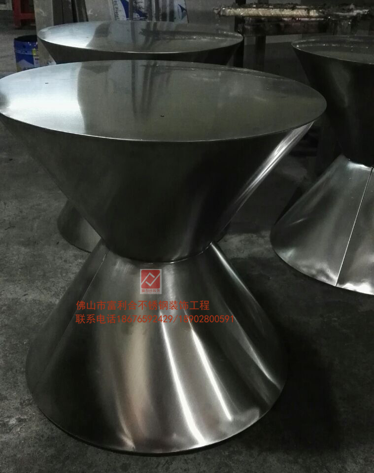 不銹鋼古銅茶幾 酒店茶幾定做