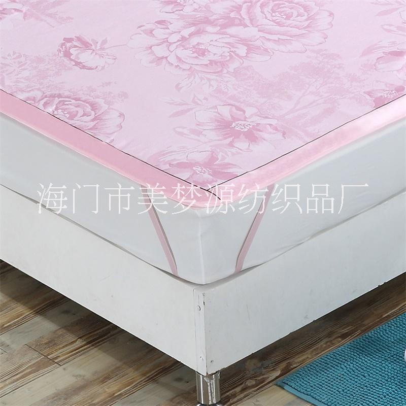 提花冰絲涼席 可折疊水洗的涼席 冰絲涼席江蘇生產(chǎn)廠家 冰絲涼席批發(fā)價(jià)