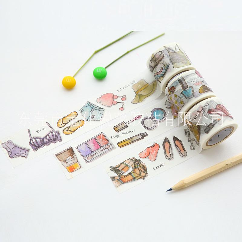 專業(yè)定制和紙膠帶 卡通膠帶 手帳