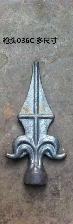 重慶鍛打鐵藝帶底座槍頭報價 鍛打槍頭聯(lián)系電話