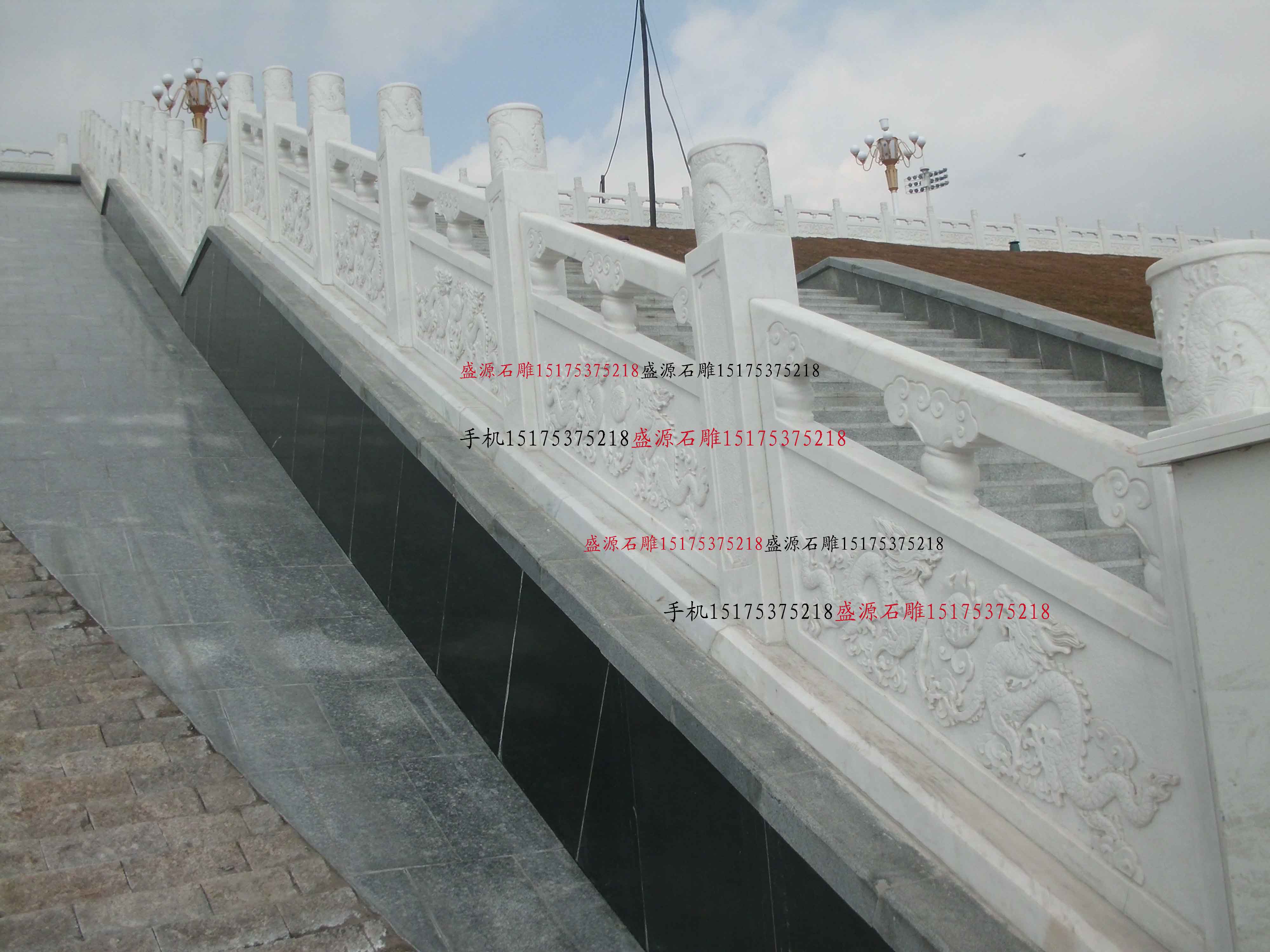 供應(yīng)秦皇島漢白玉欄桿