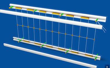 供應(yīng)山西楚居隱形防護(hù)網(wǎng)骨架