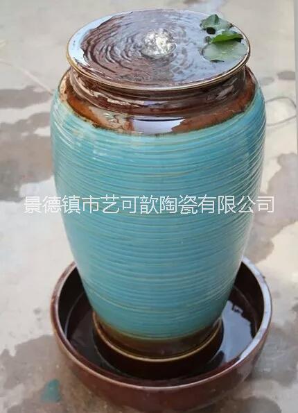 景德鎮(zhèn)陶瓷流水大花瓶擺件