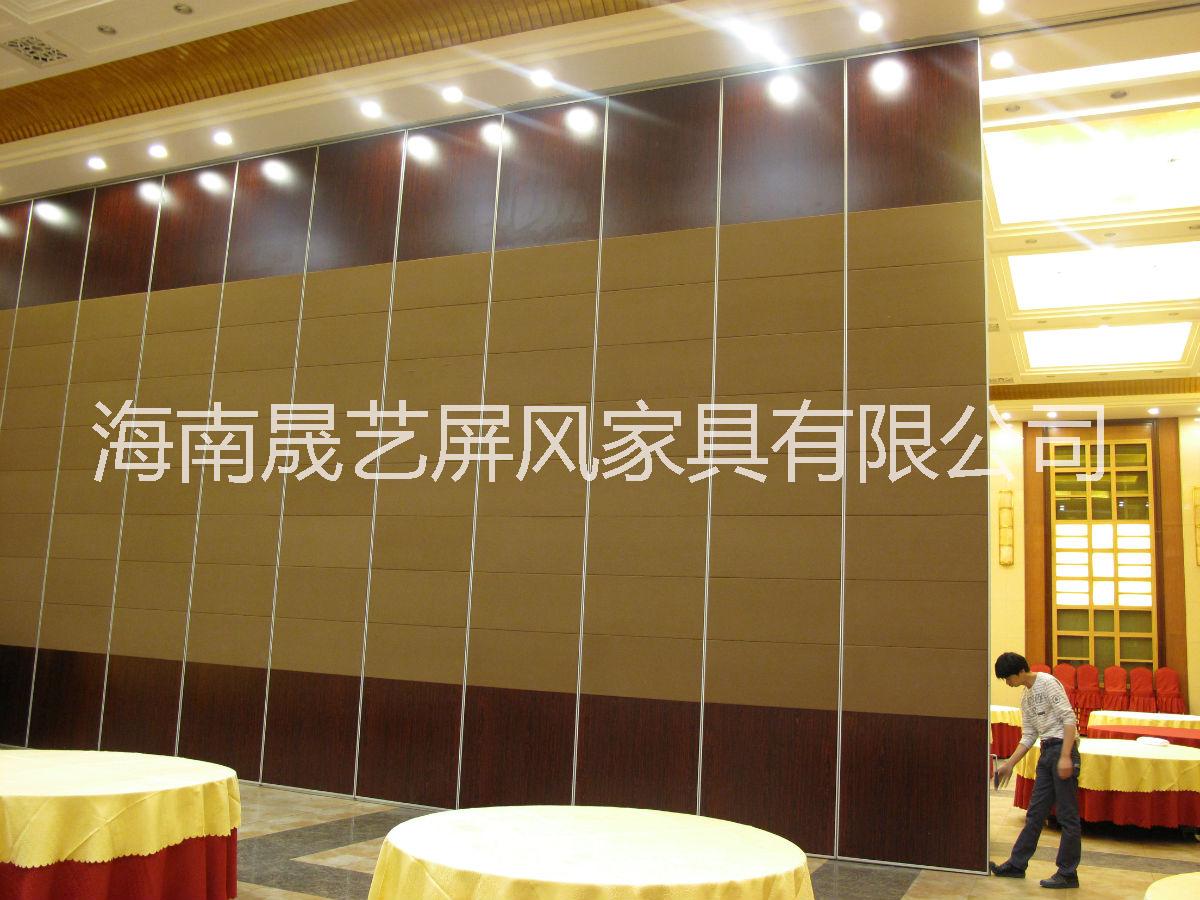 海南宴會廳活動屏風(fēng) 海南折疊門 三亞移動屏風(fēng)折疊門 ?？谕评T