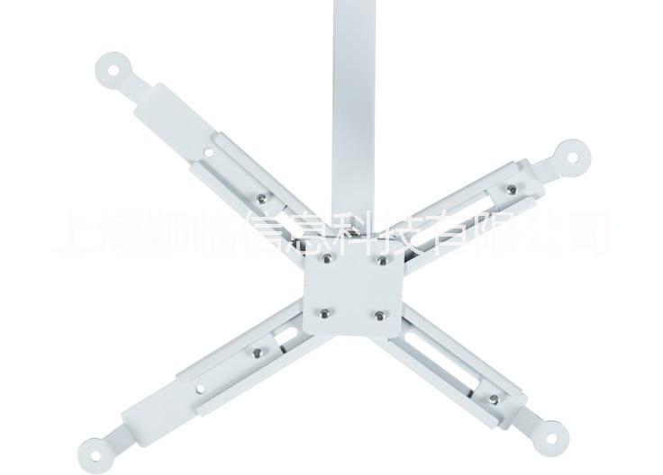 多功能固定投影機(jī)通用吊架430-650mm 4365吊頂壁掛 伸縮吊架小白固定*吊架