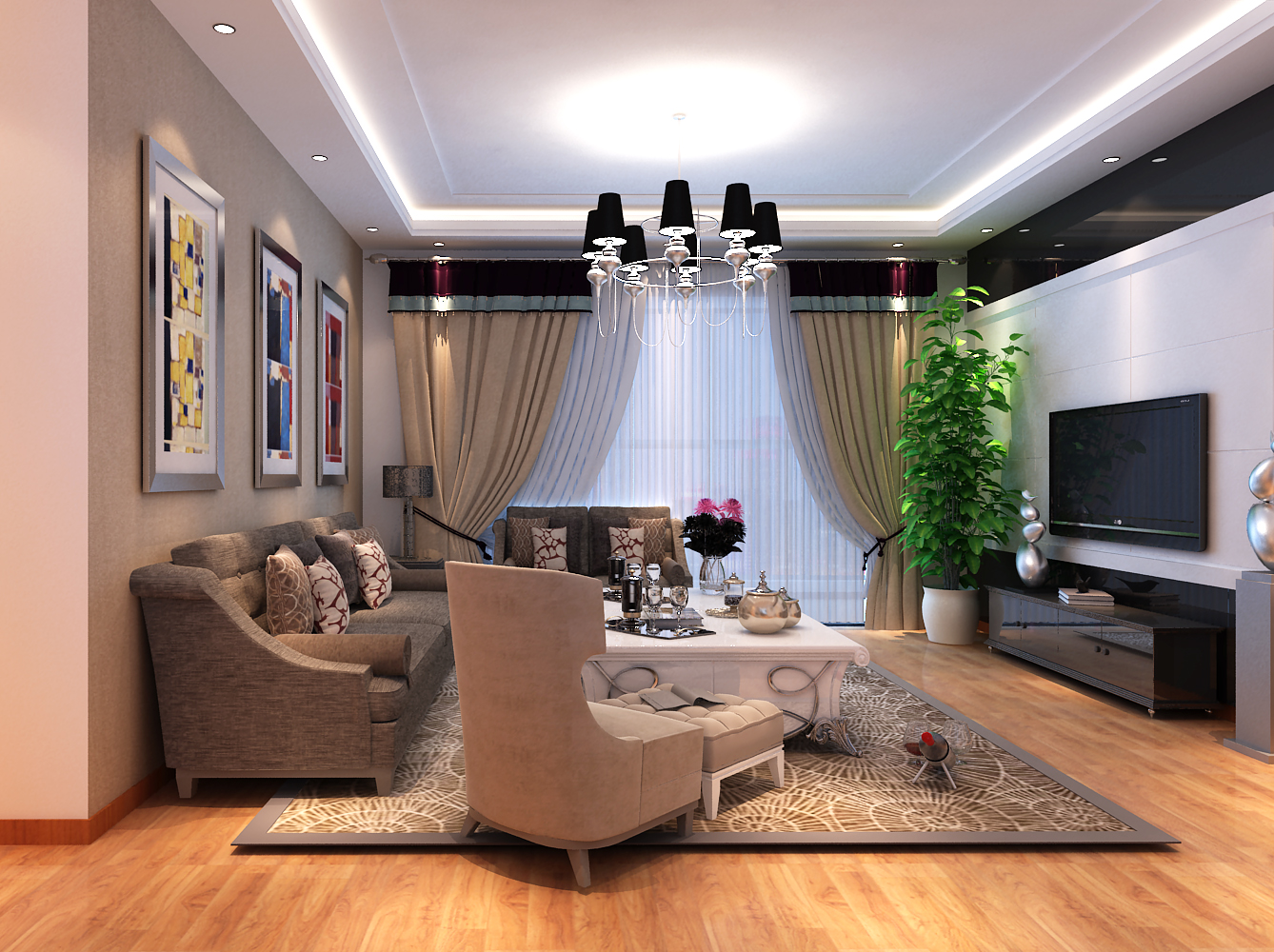 貴陽(yáng)裝修公司【貴州海大裝飾裝修效果圖】欣賞