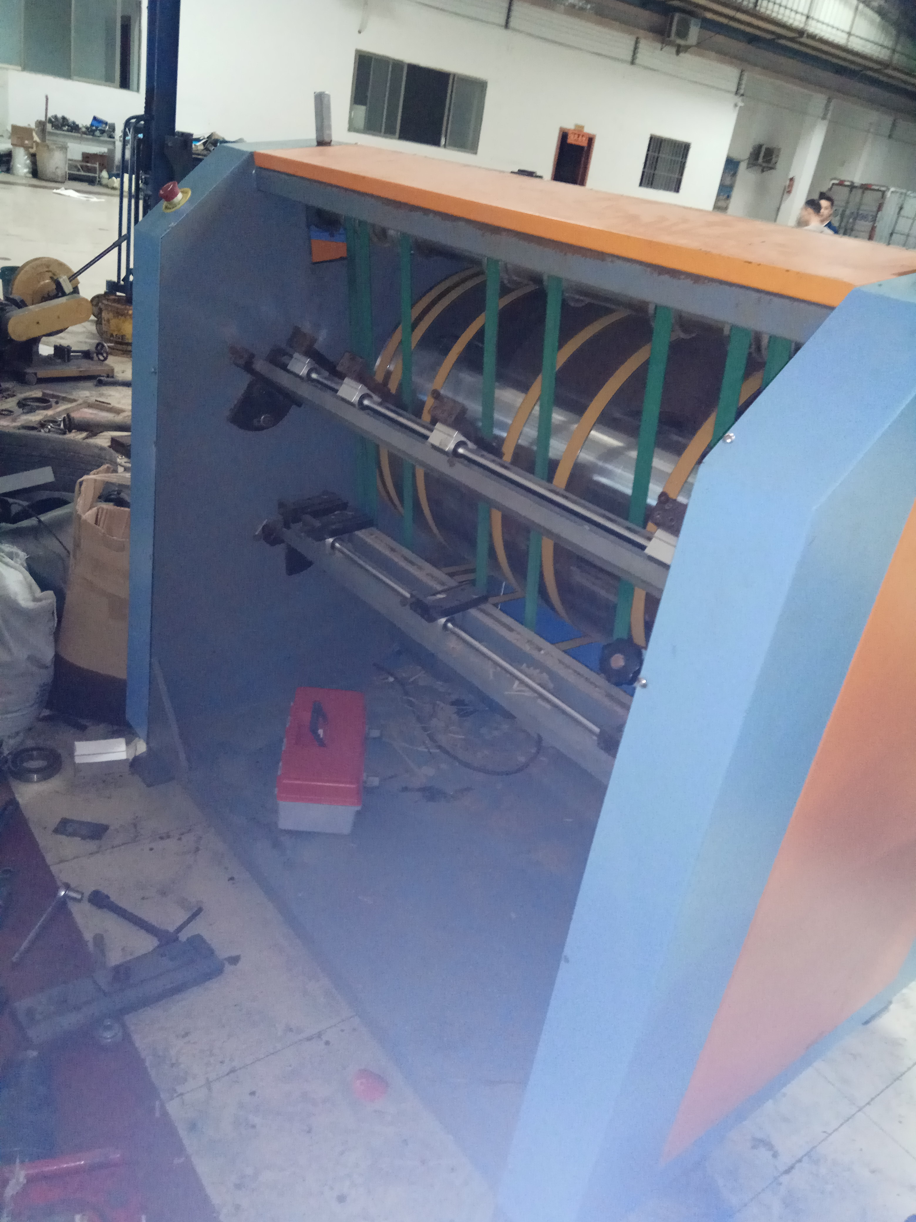 二手1200開槽機，滾筒式起溝機