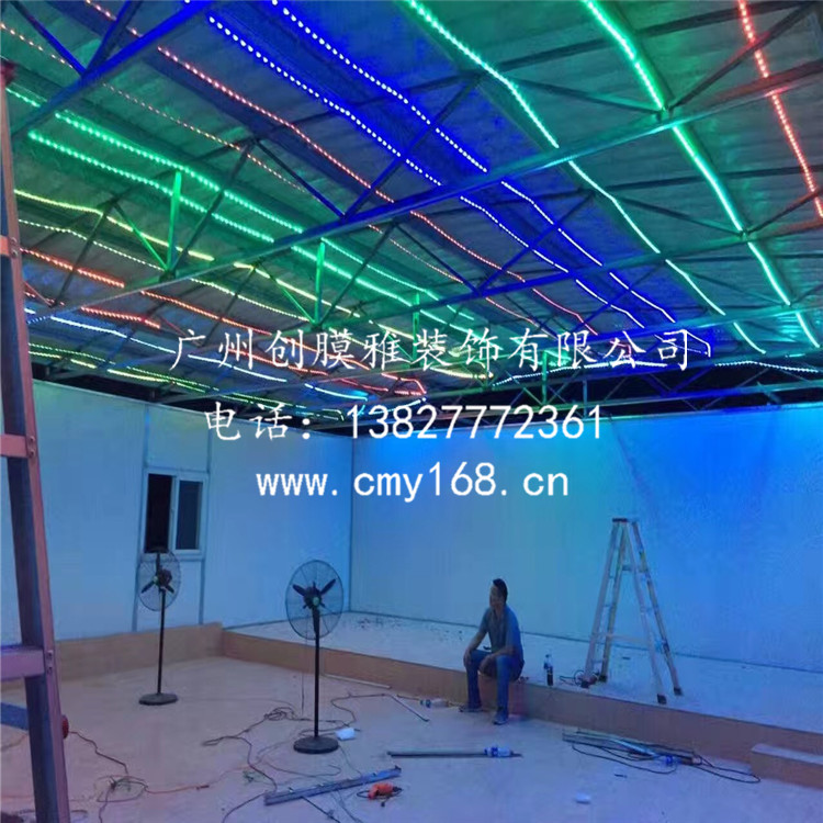 刀刮布軟膜噴繪  軟膜天花 UV軟膜噴繪