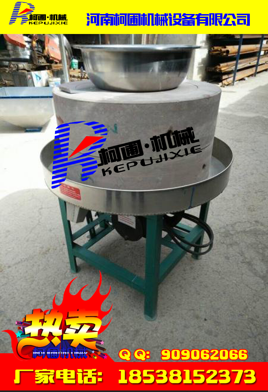 全自動石磨機(jī)可加工面粉豆腐豆?jié){芝麻醬芝麻醬石磨機(jī)移動方便