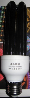 【廠家直銷】供應(yīng)紫外線誘蟲節(jié)能燈 U形紫光燈3U黑光燈 消毒燈 誘蟲燈